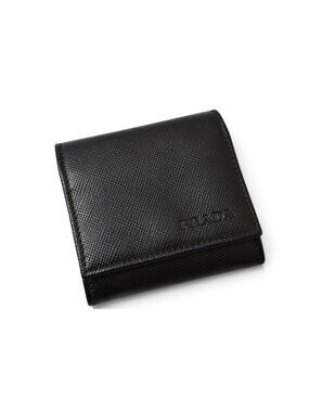 Prada Coin Purse Saffiano Leather 2 287 Black